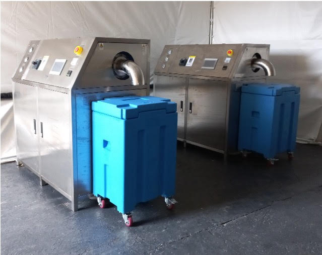 Machine de production de glace carbonique (pelletiseur)